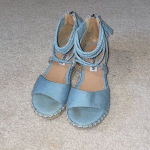 Steve Madden Blue Kids Sandals
